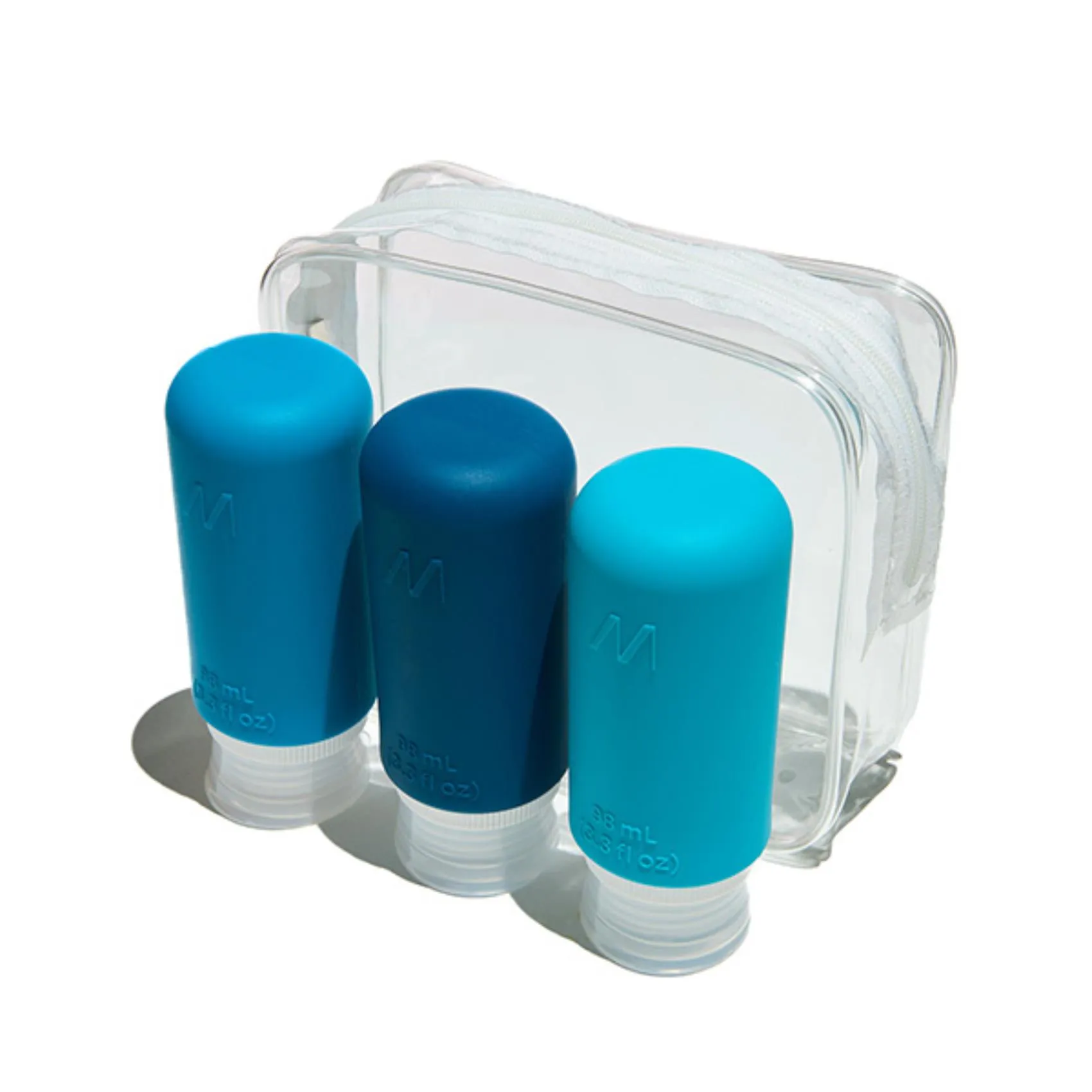 MUITOMAS SET 3PCS TRAVEL BOTTLES BL