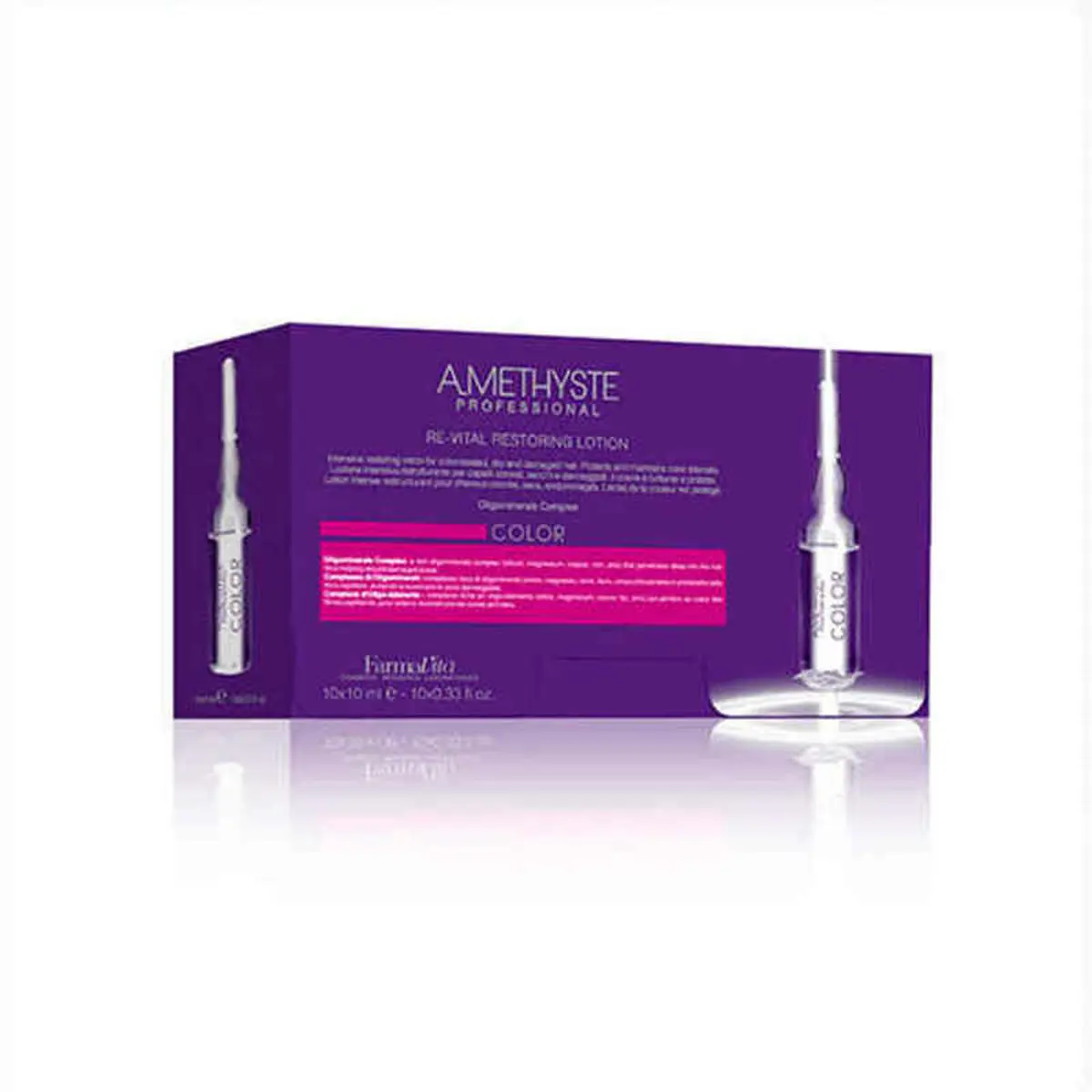 Maschera Protettiva del Colore Farmavita Amethyste Color (10 x 10 ml)