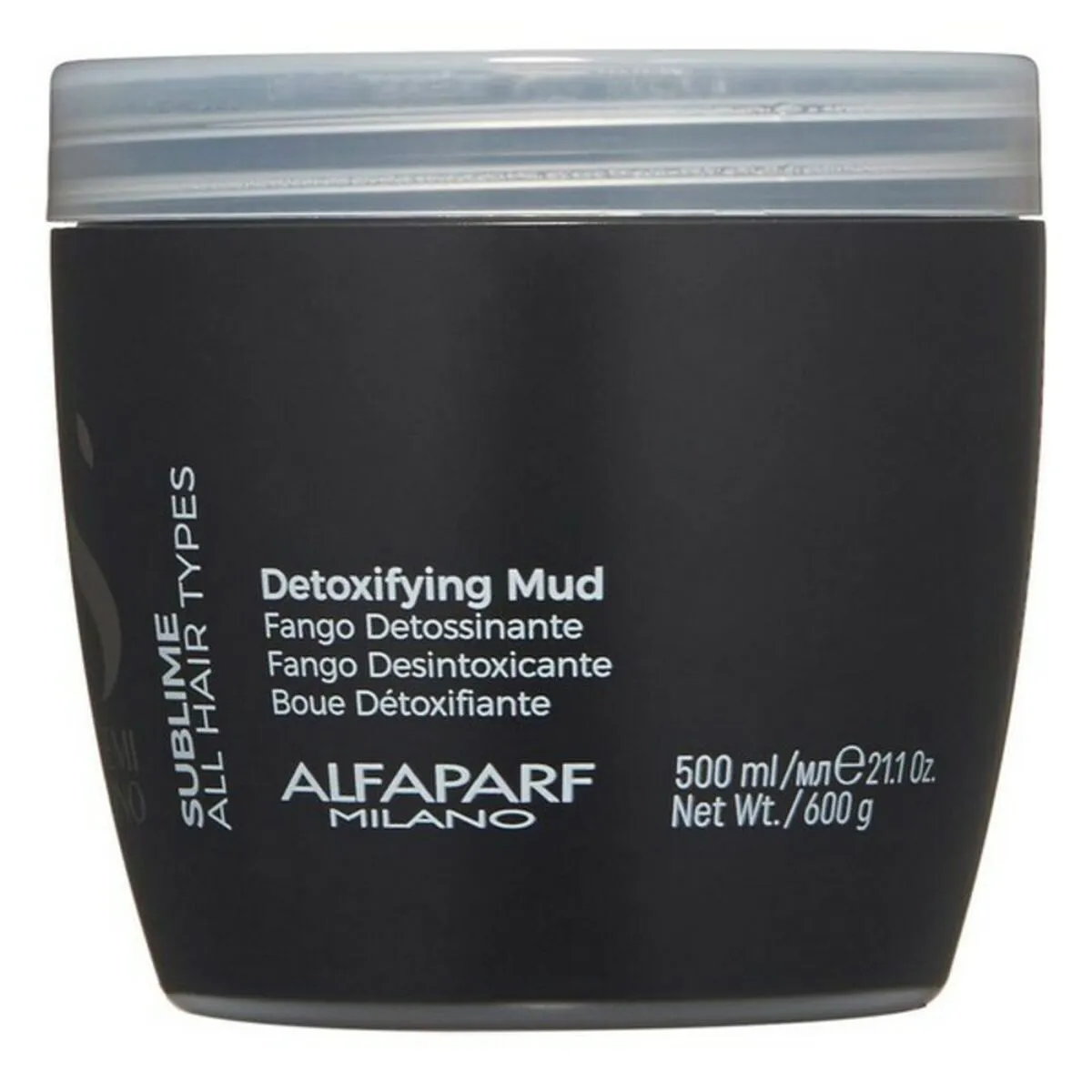 Maschera per Capelli Semi Di Lino Sublime Detoxifying Mud Alfaparf Milano Semi Di 500 ml (500 ml)