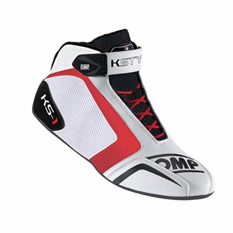 Stivali Racing OMP KS-1 Bianco Nero