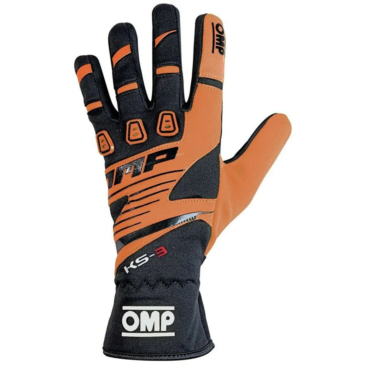 Guanti Karting OMP KS-3 Arancione/Nero Nero/Arancione M