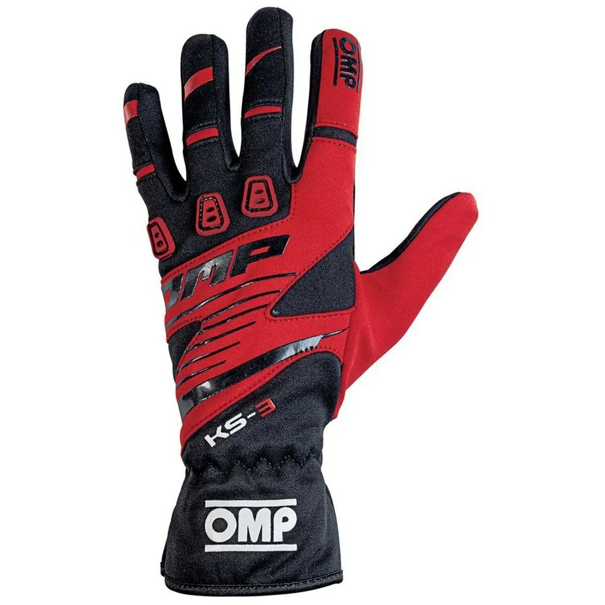 Guanti Karting OMP KS-3 Rosso/Nero XXS