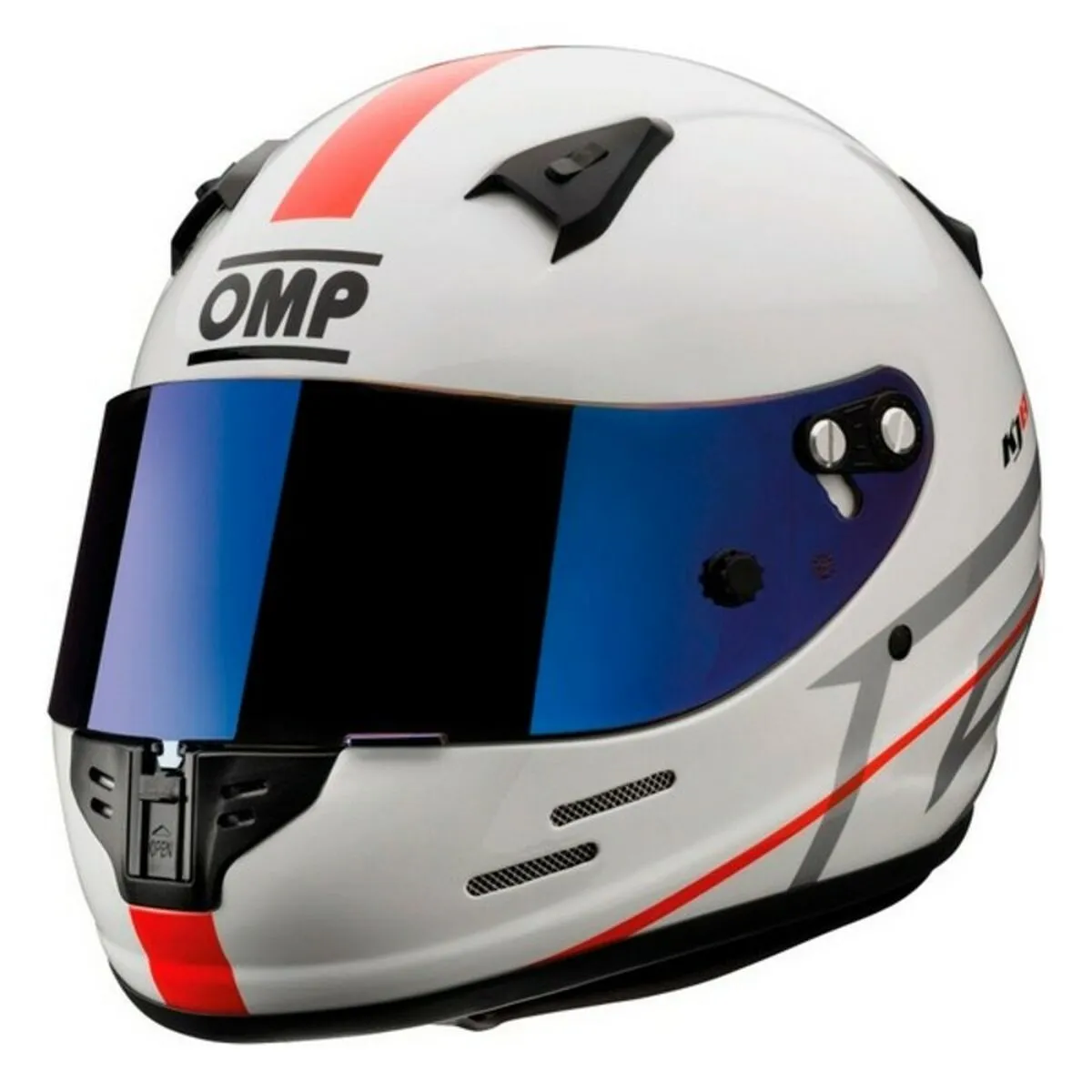 Casco OMP KJ8 EVO CMR Karting Bianco L Bambini 58-59