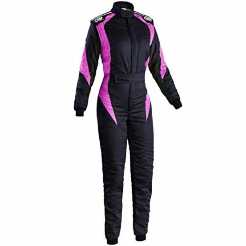 Tuta Racing OMP FIRST ELLE Nero/Rosa 44