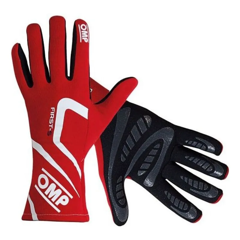 Guanti Karting OMP OMPIB/761A/R/L Rosso