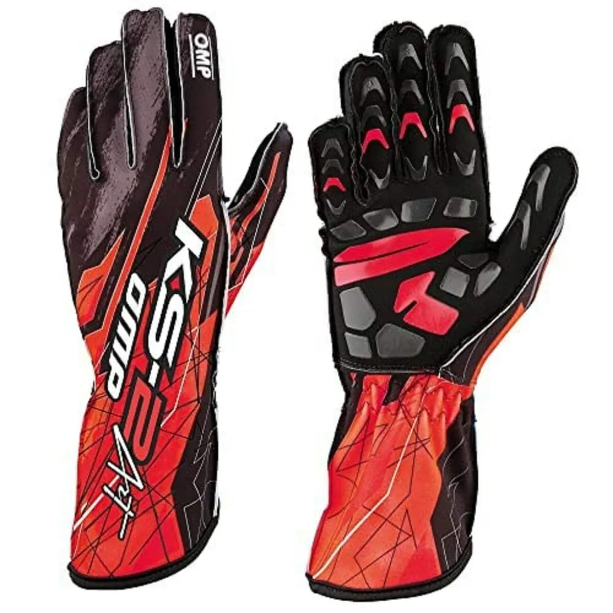 Guanti Karting OMP KS-2 Art M Nero Rosso