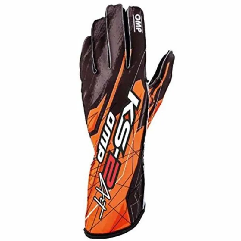 Guanti Karting OMP KS-2 ART Arancio Taglia M