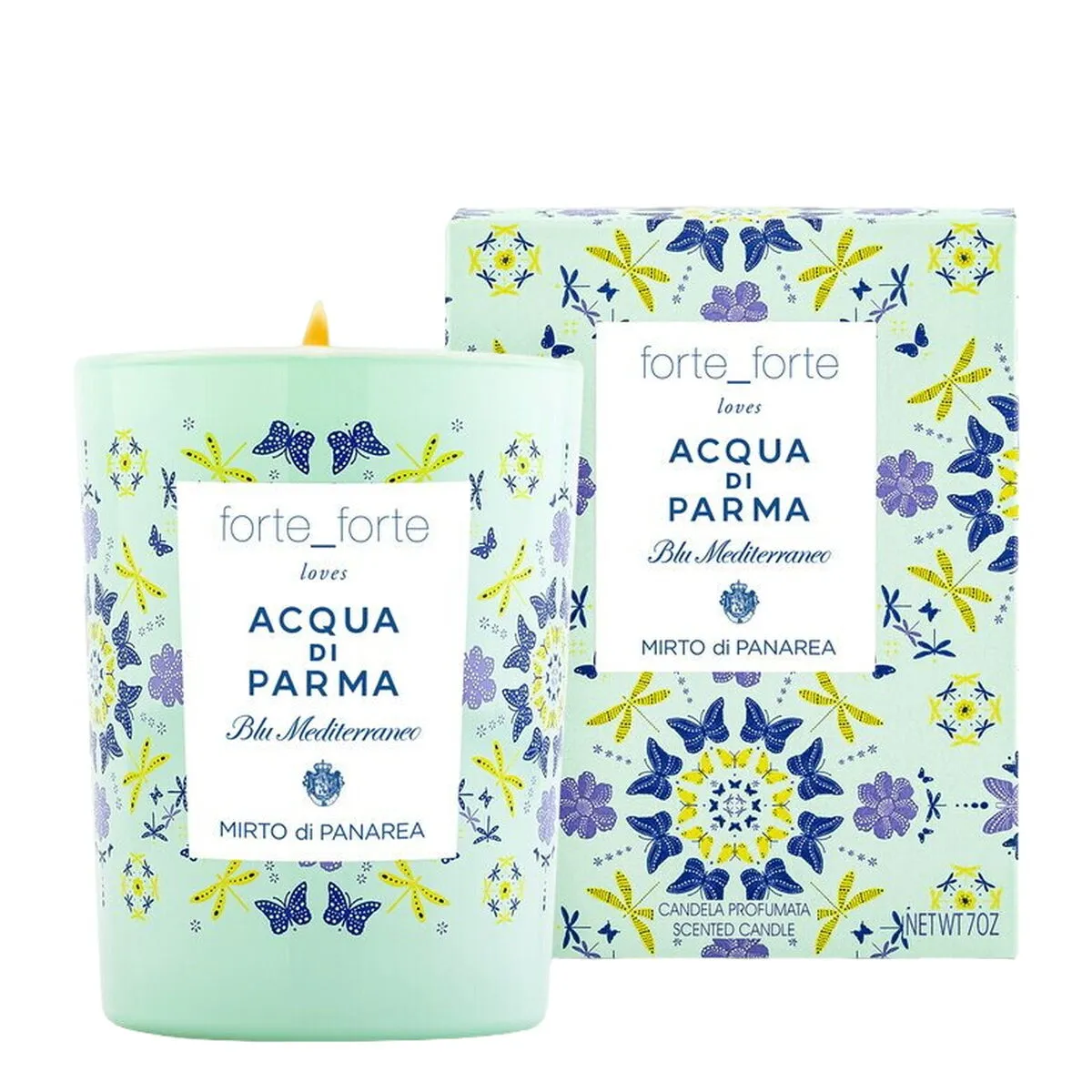 Candela Profumata Acqua Di Parma 200 g Blu Mediterraneo Mirto Di Panarea