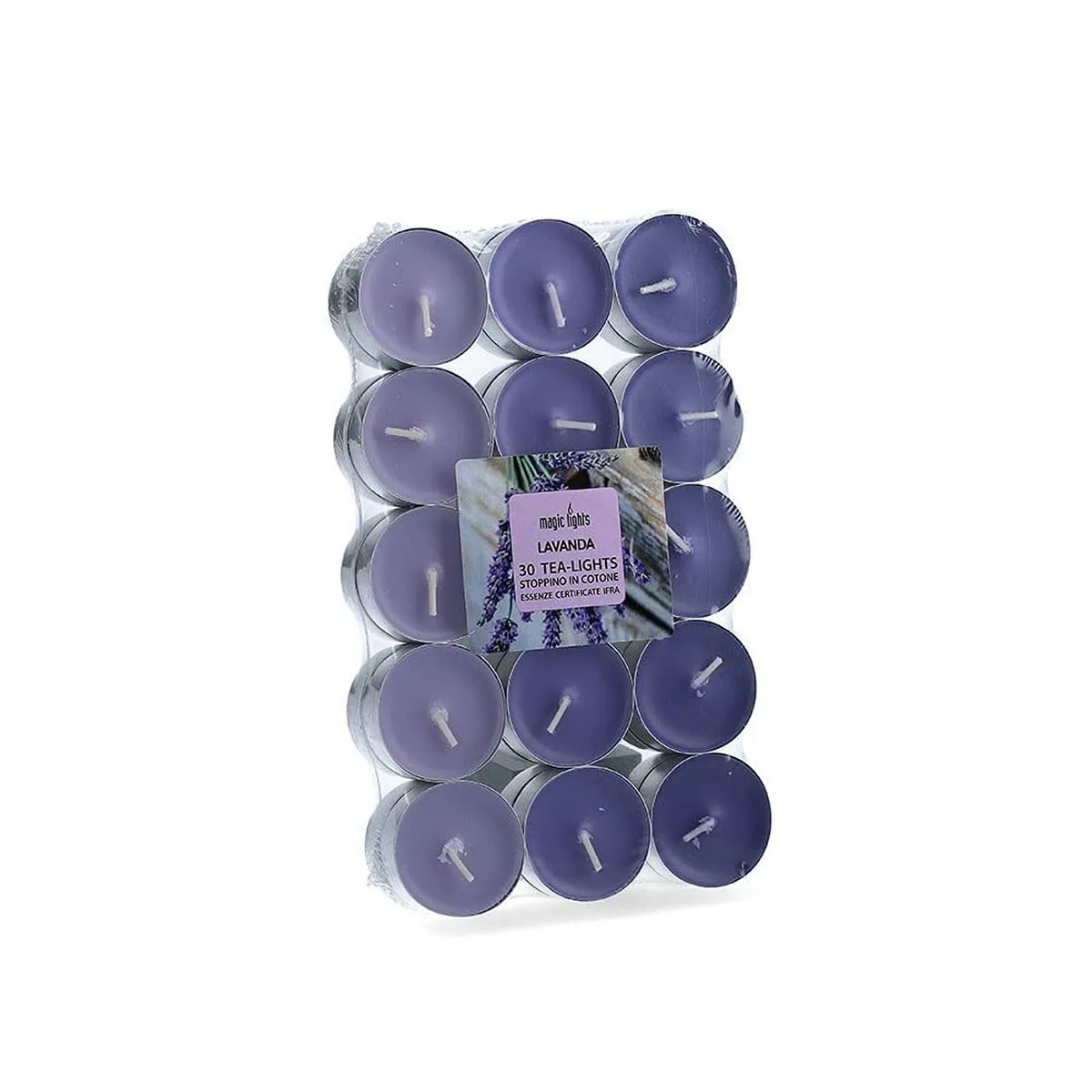 Candele profumate Magic Lights Lavanda Cera