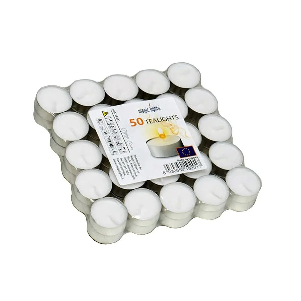 Set di Candele Magic Lights 50 Pezzi Bianco