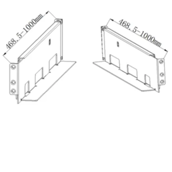 KIT 2 STAFFE SUPPORTO UPS RACK