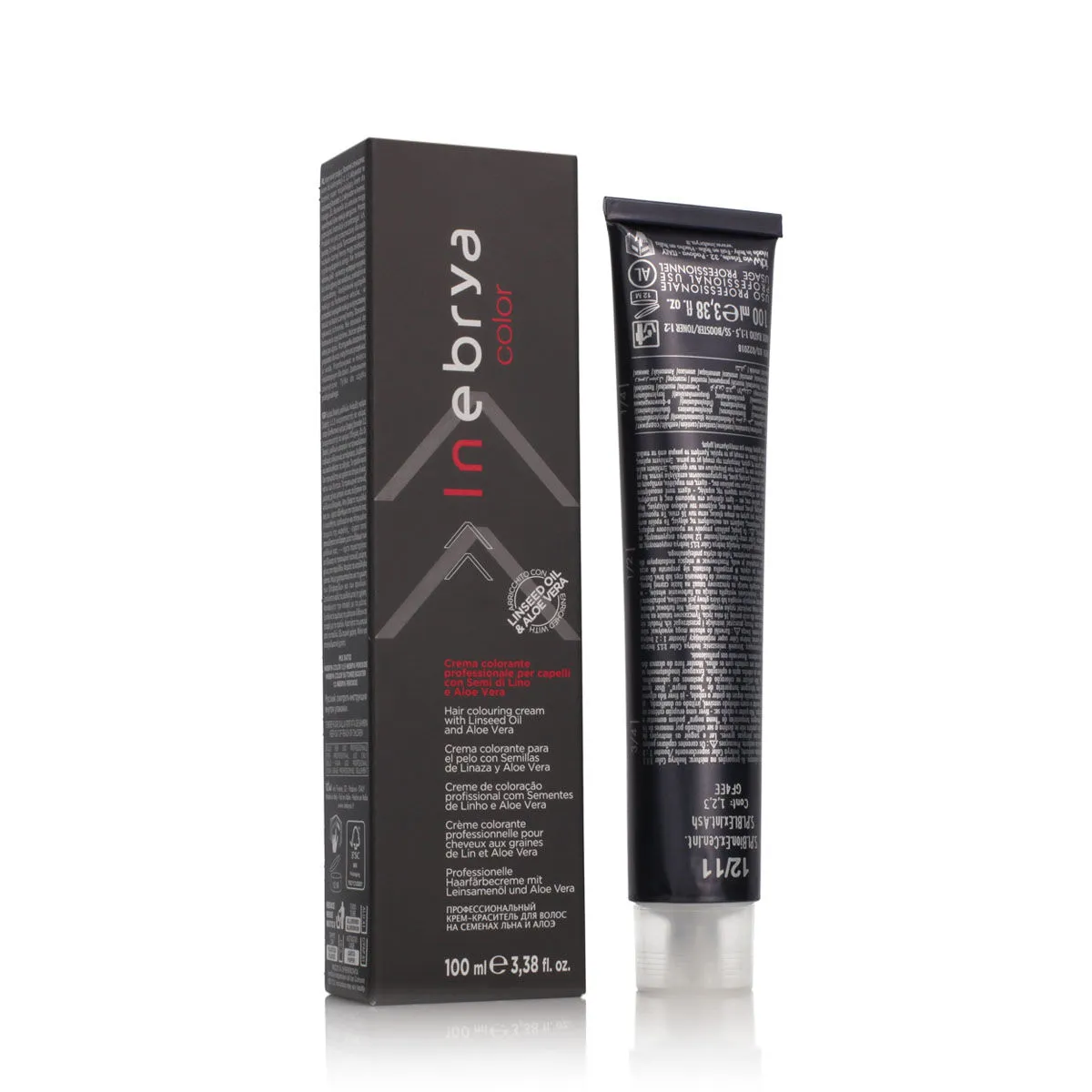 Tintura Permanente Inebrya Nº 12/11 Superlight Platinum Blonde Extra Intense Ash 100 ml