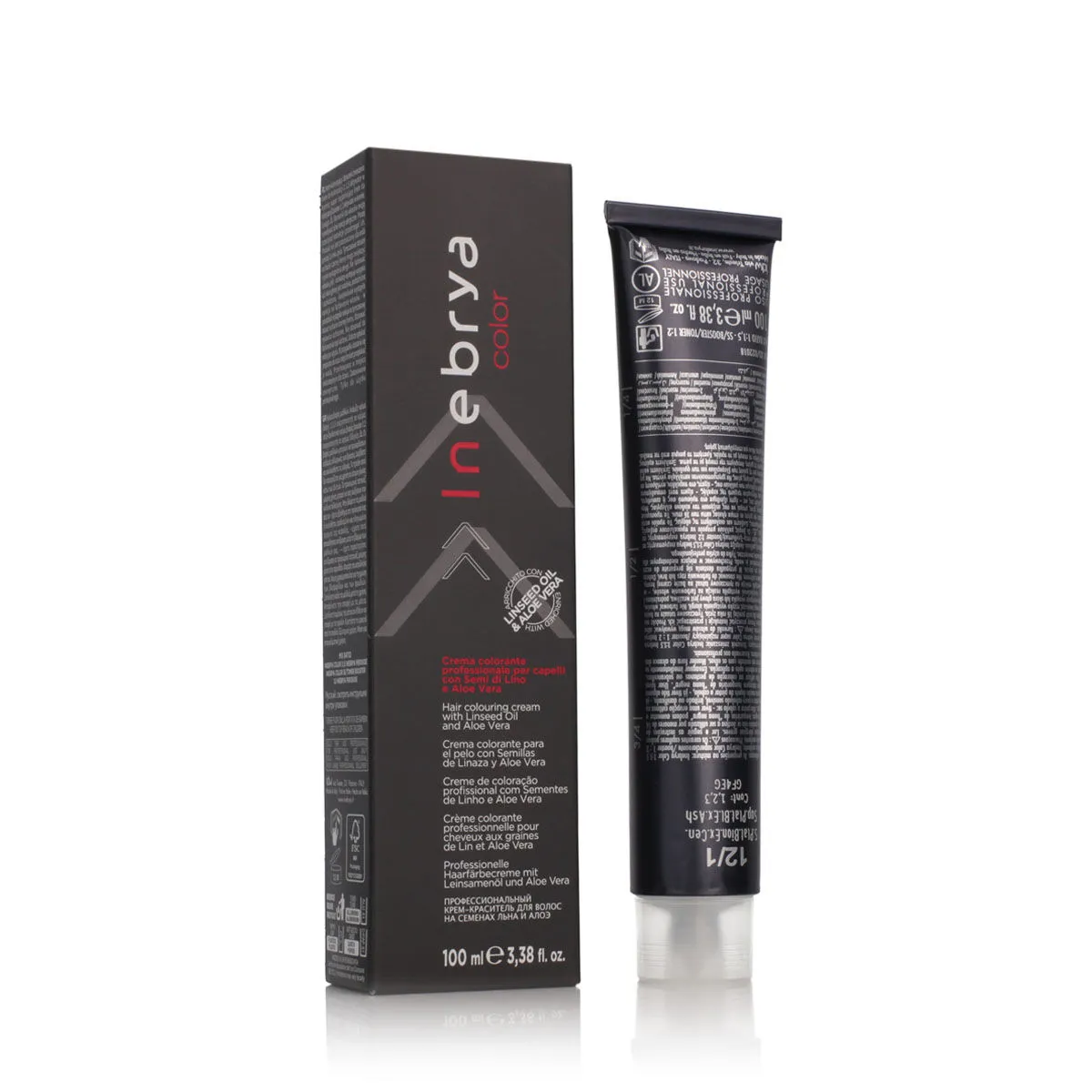 Tintura Permanente Inebrya Nº 12/1 Superlight Platinum Blonde Extra Ash 100 ml