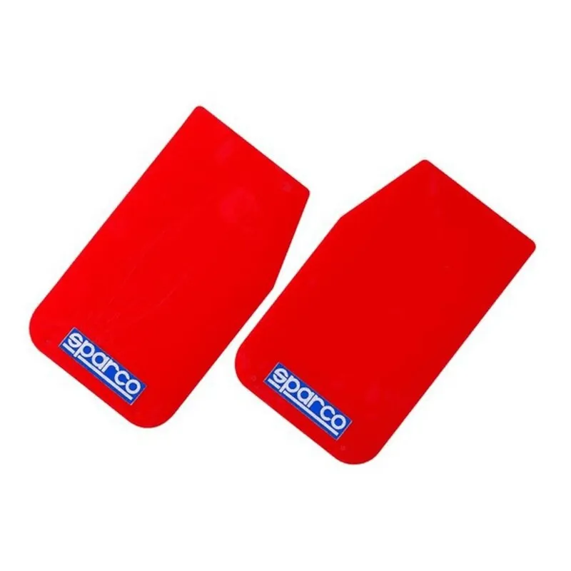 Paraspruzzi ruote Sparco 03791RS Rosso (2 uds)