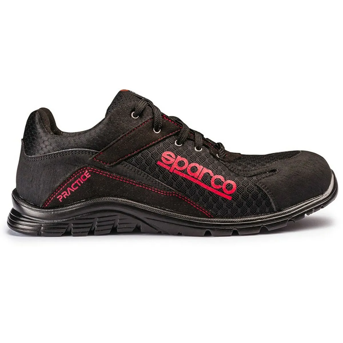 Scarpe di Sicurezza Sparco Practice Nigel (36) Nero Rosso