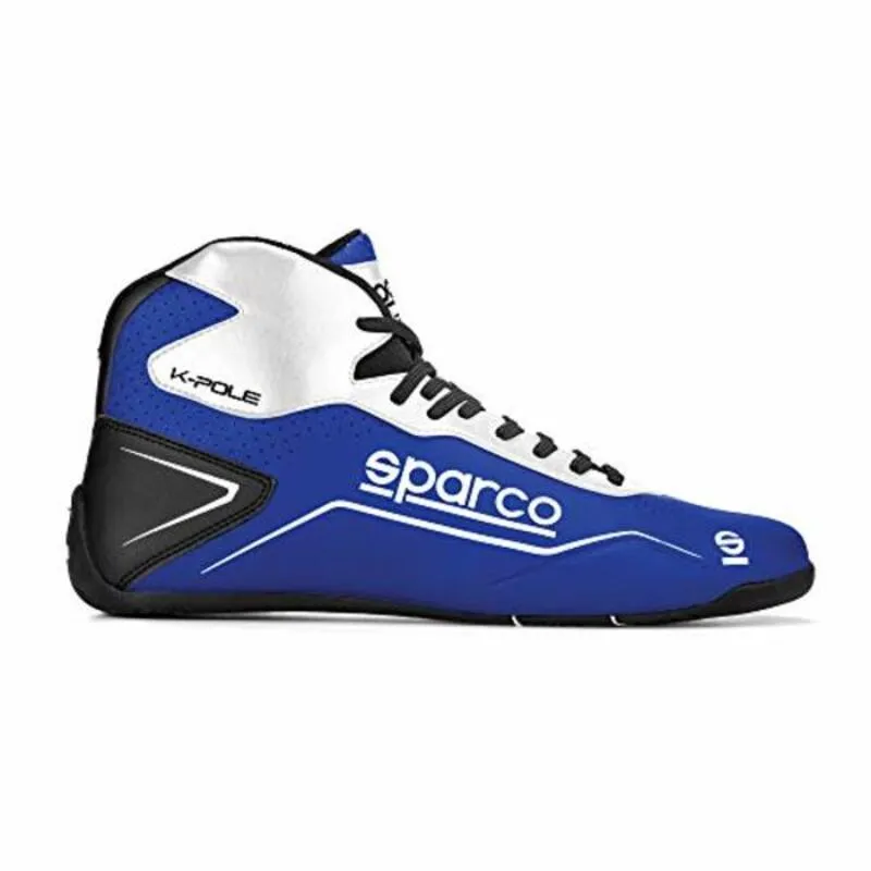 Stivali Racing Sparco K-POLE Azzurro/Bianco Taglia 38 Azzurro