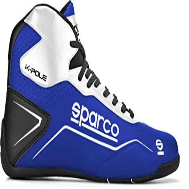 Stivali Racing Sparco K-POLE Azzurro/Bianco