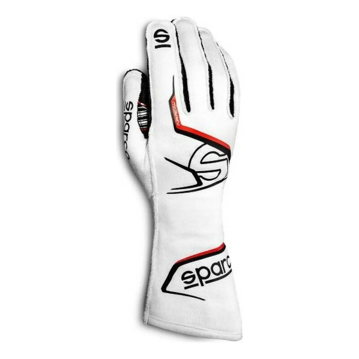 Guanti da guida da uomo Sparco ARROW KART Bianco Taglia 10