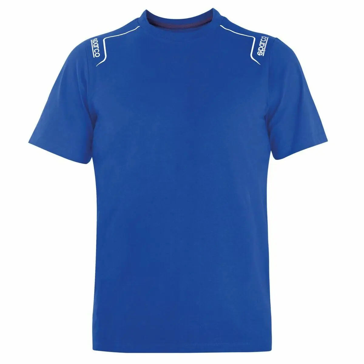 Maglia a Maniche Corte Sparco TECH STRETCH Azzurro XXL