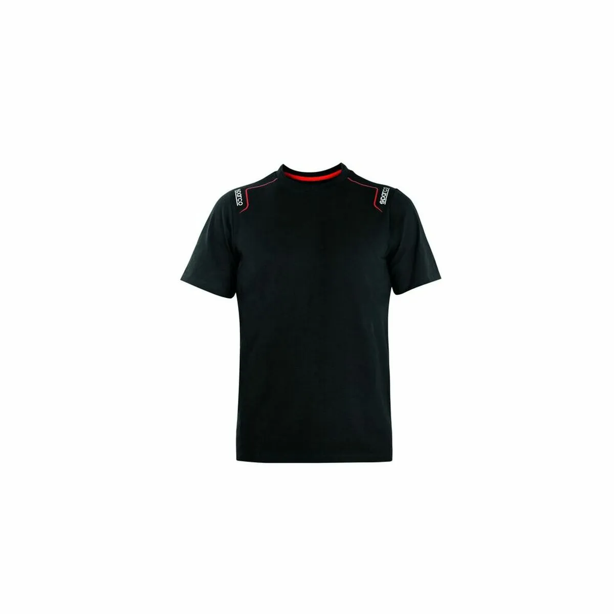 Maglia a Maniche Corte Sparco TECH STRETCH Nero Taglia L