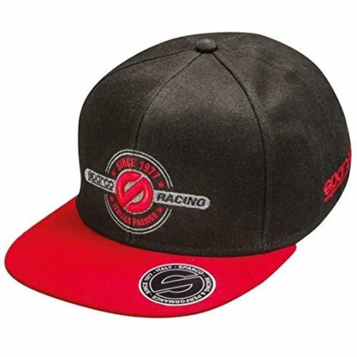 Cappello Sportivo Sparco Childs Rebel Nero/Rosso