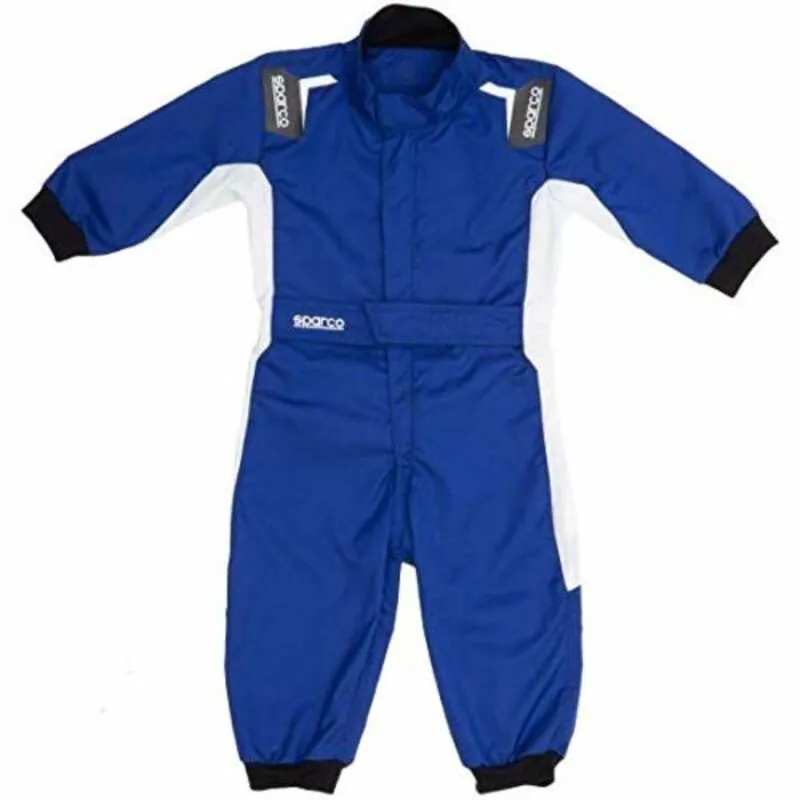 Tuta Racing per Bambini Sparco S017012AZ0306 Azzurro 18 Mesi