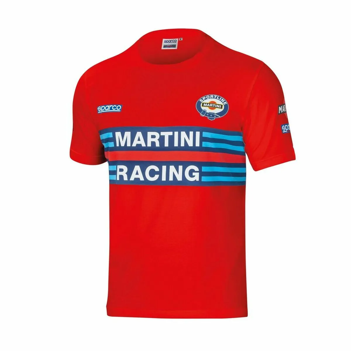 Maglia a Maniche Corte Sparco MARTINI RACING Rosso Taglia S