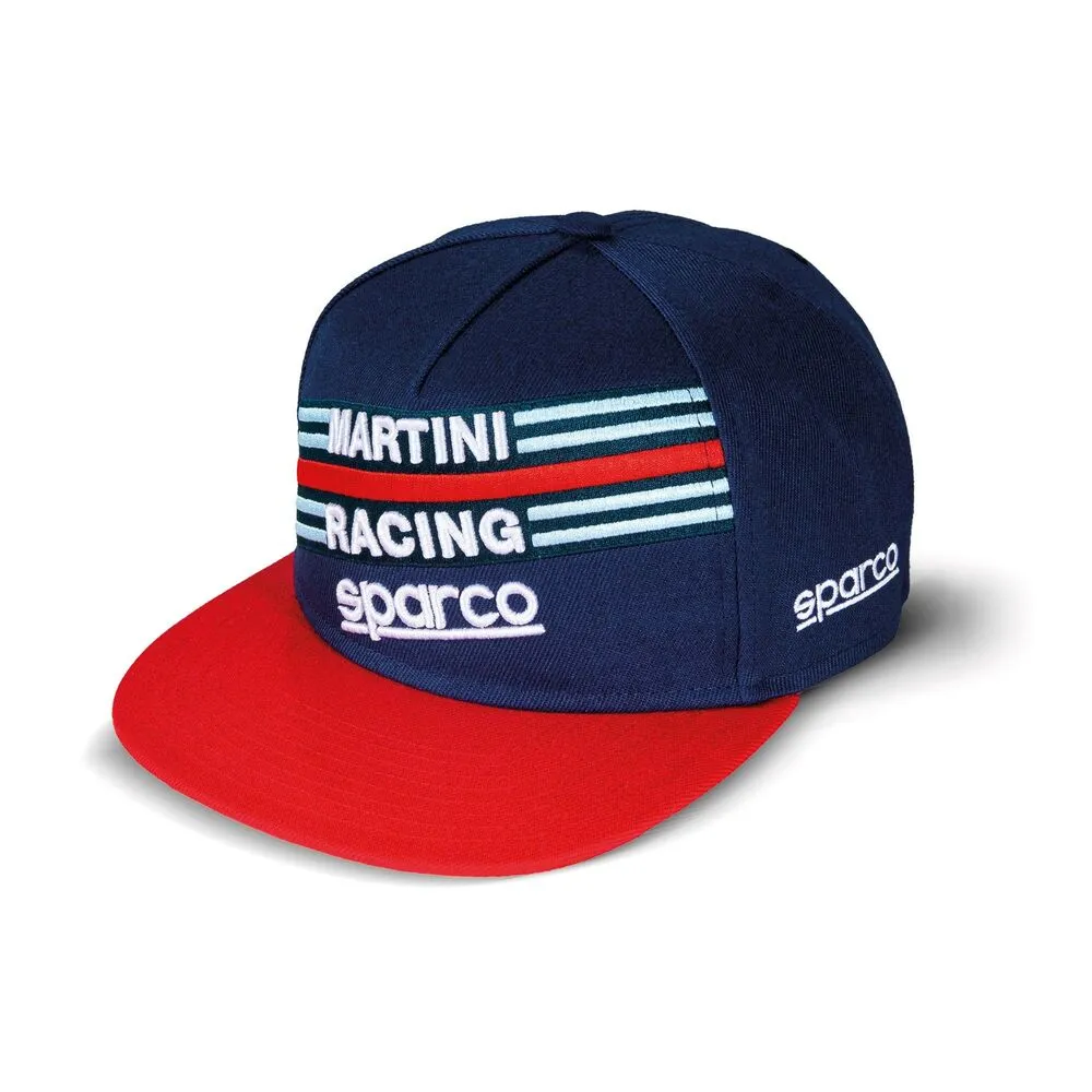 Berretto Sparco Martini Racing Rosso Azzurro