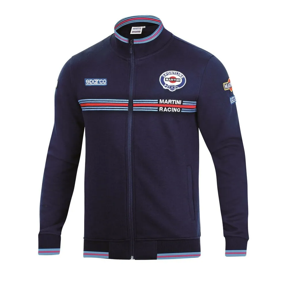 Felpa senza Cappuccio Uomo Sparco MARTINI RACING Taglia L Blu Marino