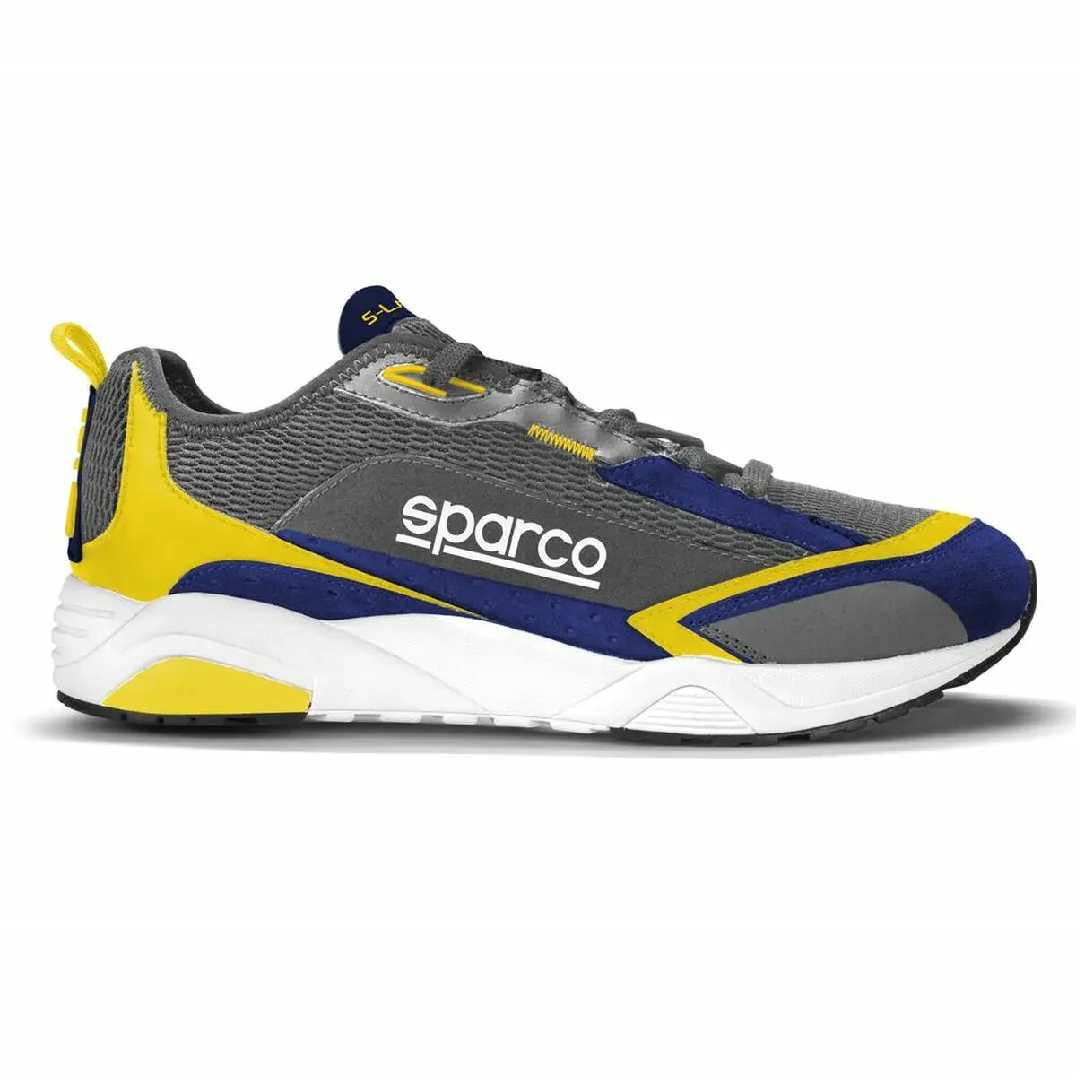 Scarpe da Tennis Casual Sparco S-LANE Giallo Azzurro Grigio 44