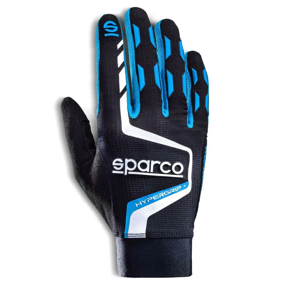 Guanti Sparco HYPERGRIP+ Nero/Blu 11