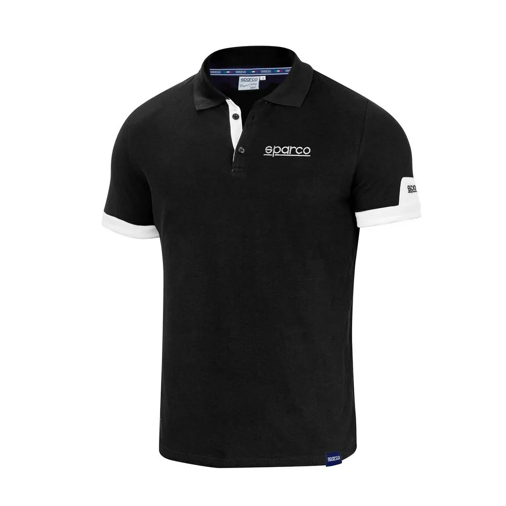 Polo a Maniche Corte Sparco S01322NR2M Nero M