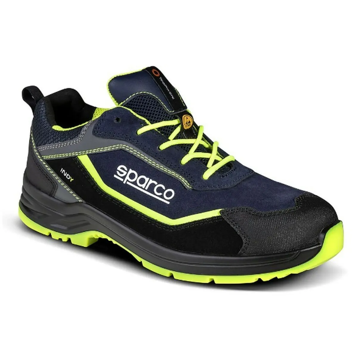 Scarpe di Sicurezza Sparco Indy-H Giallo Blu Marino S3 ESD (42)