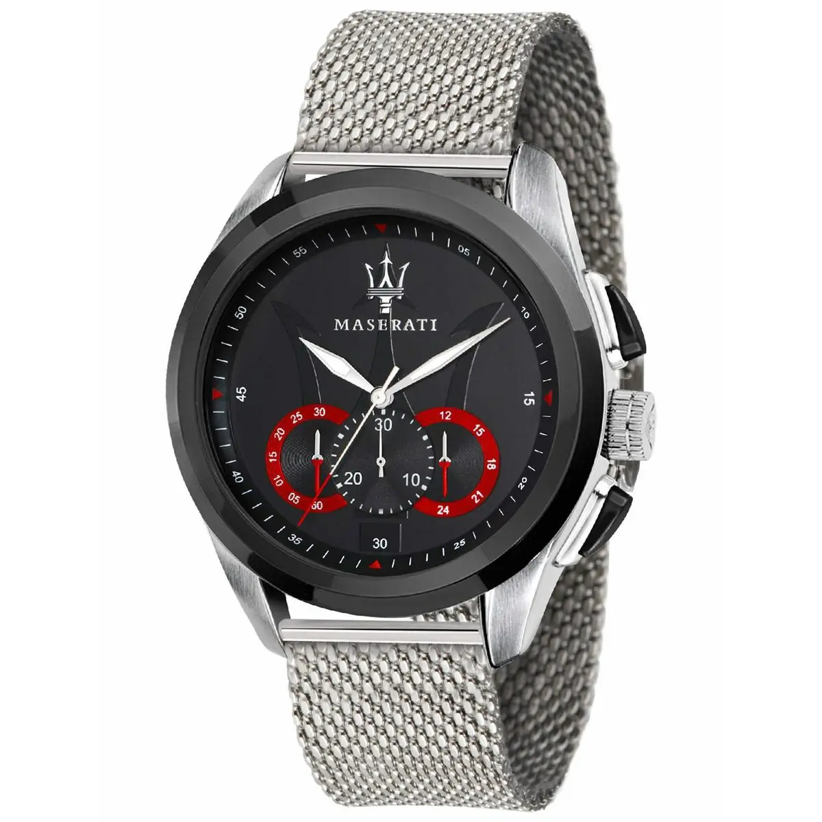 Orologio Unisex Maserati TRAGUARDO Nero (Ø 45 mm)