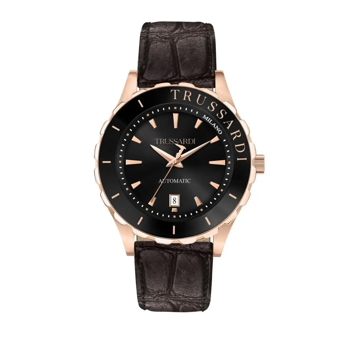 Orologio Uomo Trussardi T-LOGO Nero (Ø 43 mm)