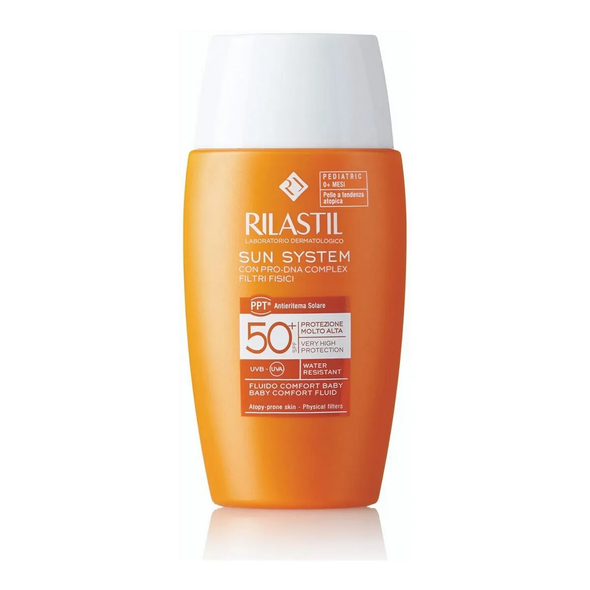 Latte Solare Fluido Rilastil Sun System Neonato Spf 50+ (50 ml)