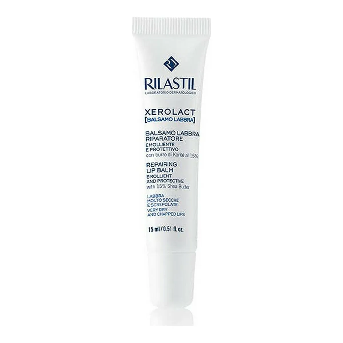 Balsamo Labbra Rilastil Xerolact Complesso Riparatore (10 ml)