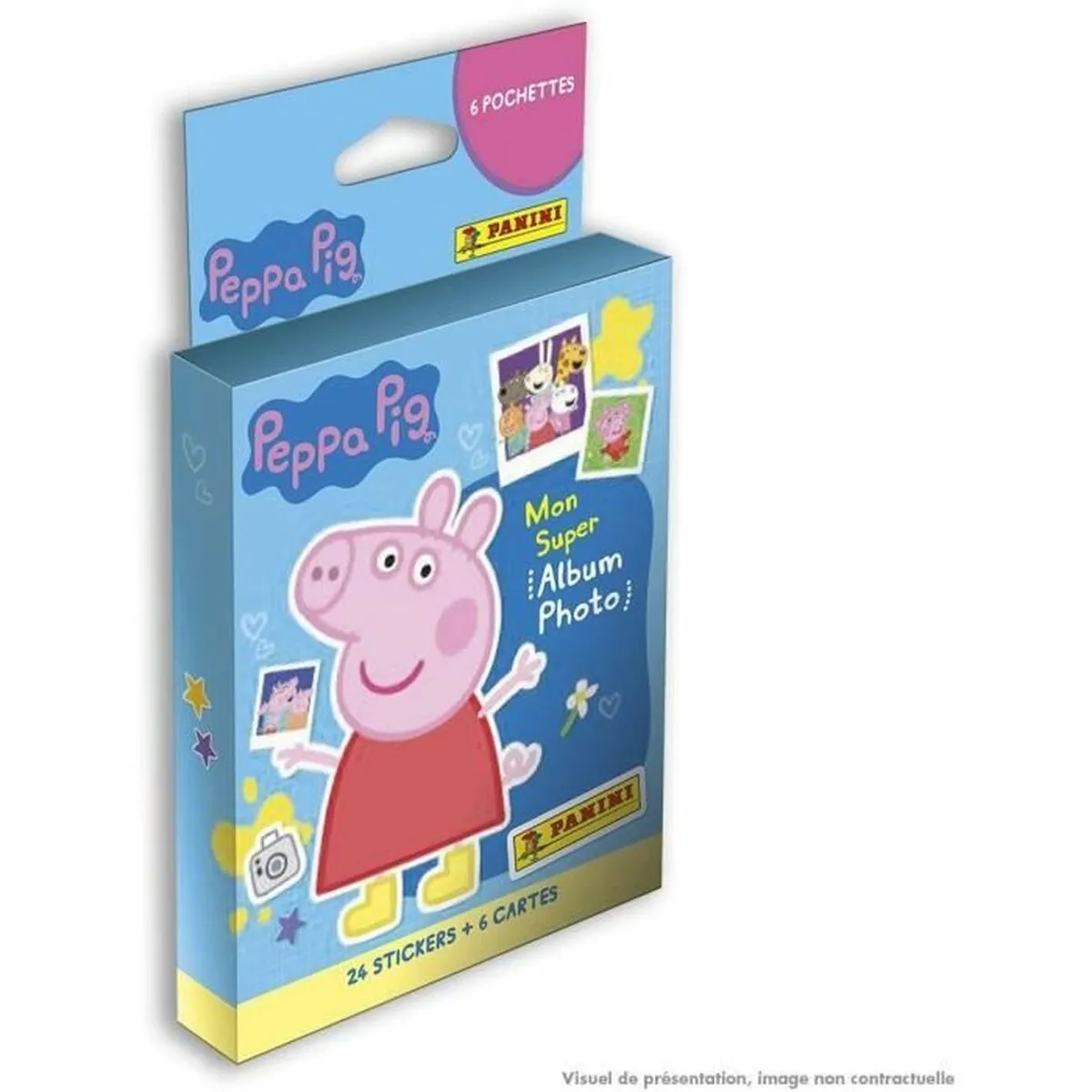 Pacchetto Chrome Peppa Pig Photo Album Panini 6 Buste