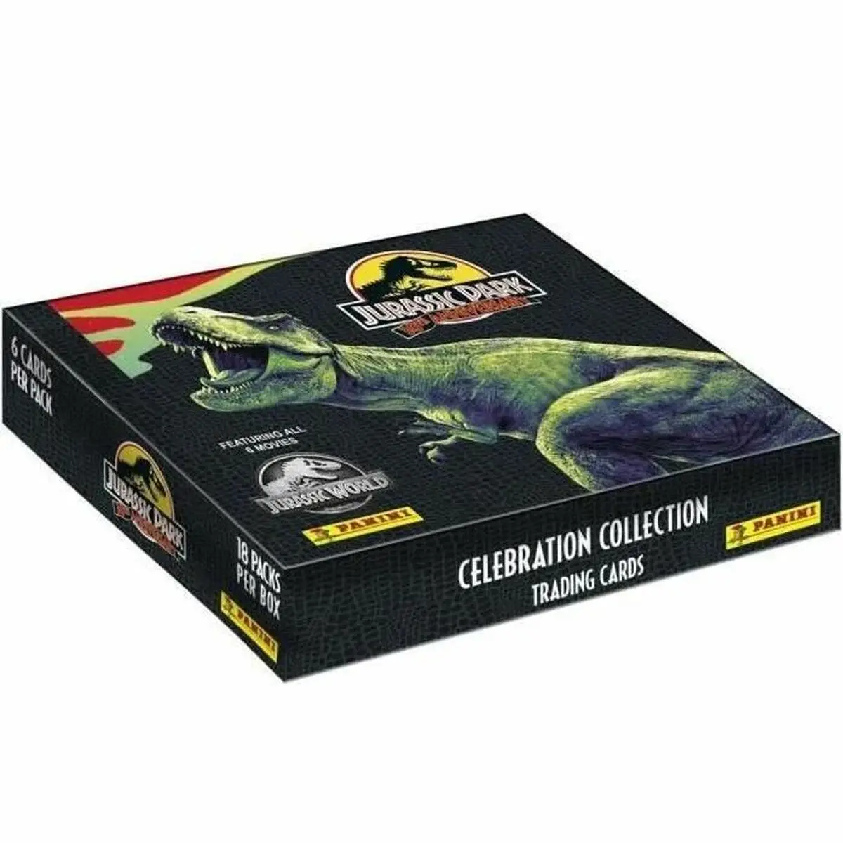 Pacchetto di carte da collezione Panini Jurassic Parc - Movie 30th Anniversary