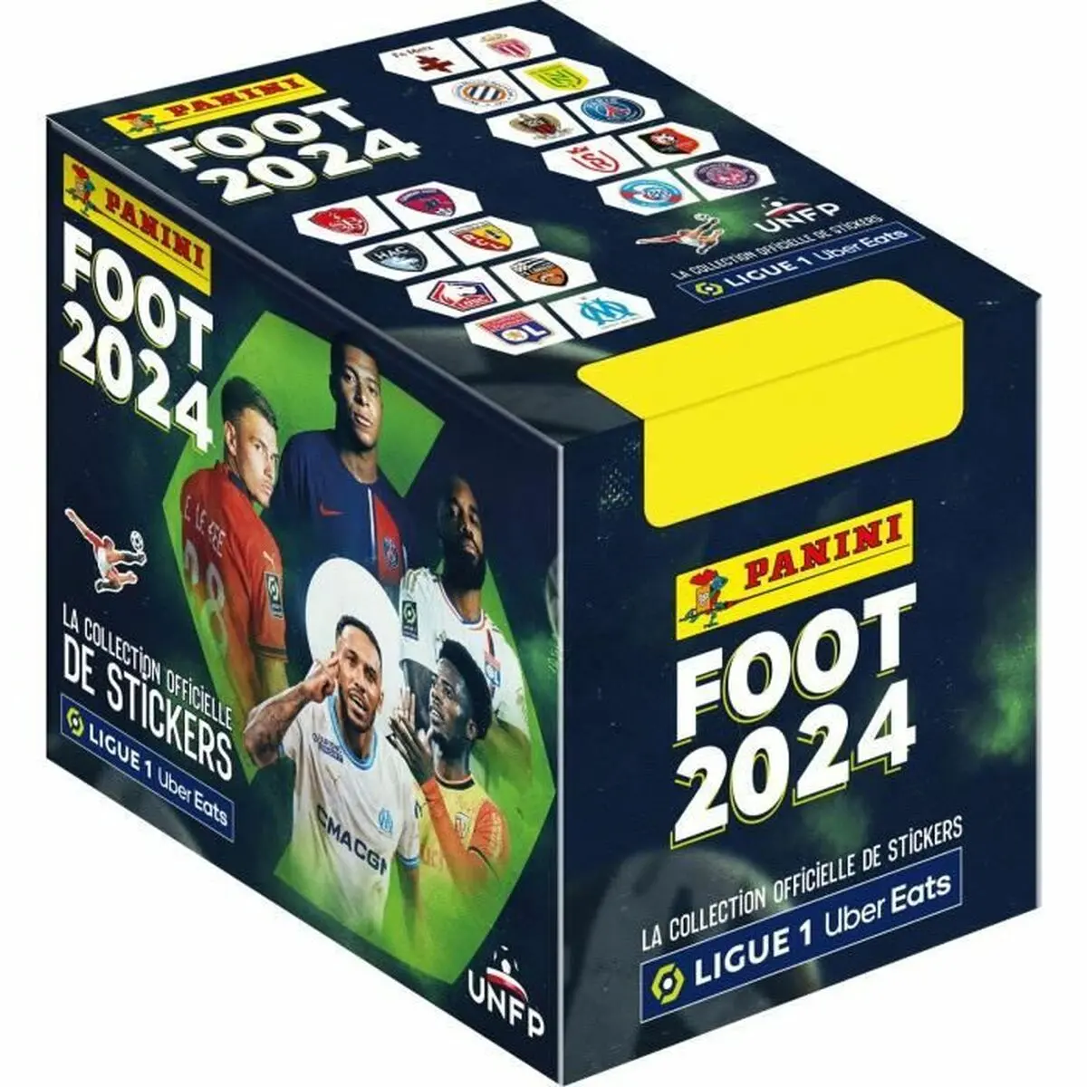 Set di adesivi Panini FOOT 2024 LIGUE 1 Nero (50 Pezzi)