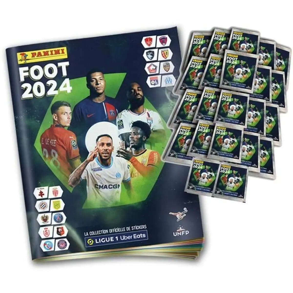 Chrome set Panini LIGUE 1 Uber Eats Foot 2024 (FR) 18 Buste