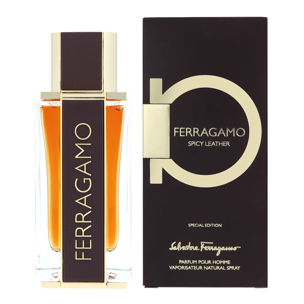 Profumo Uomo Salvatore Ferragamo EDP Ferragamo Spicy Leather 100 ml