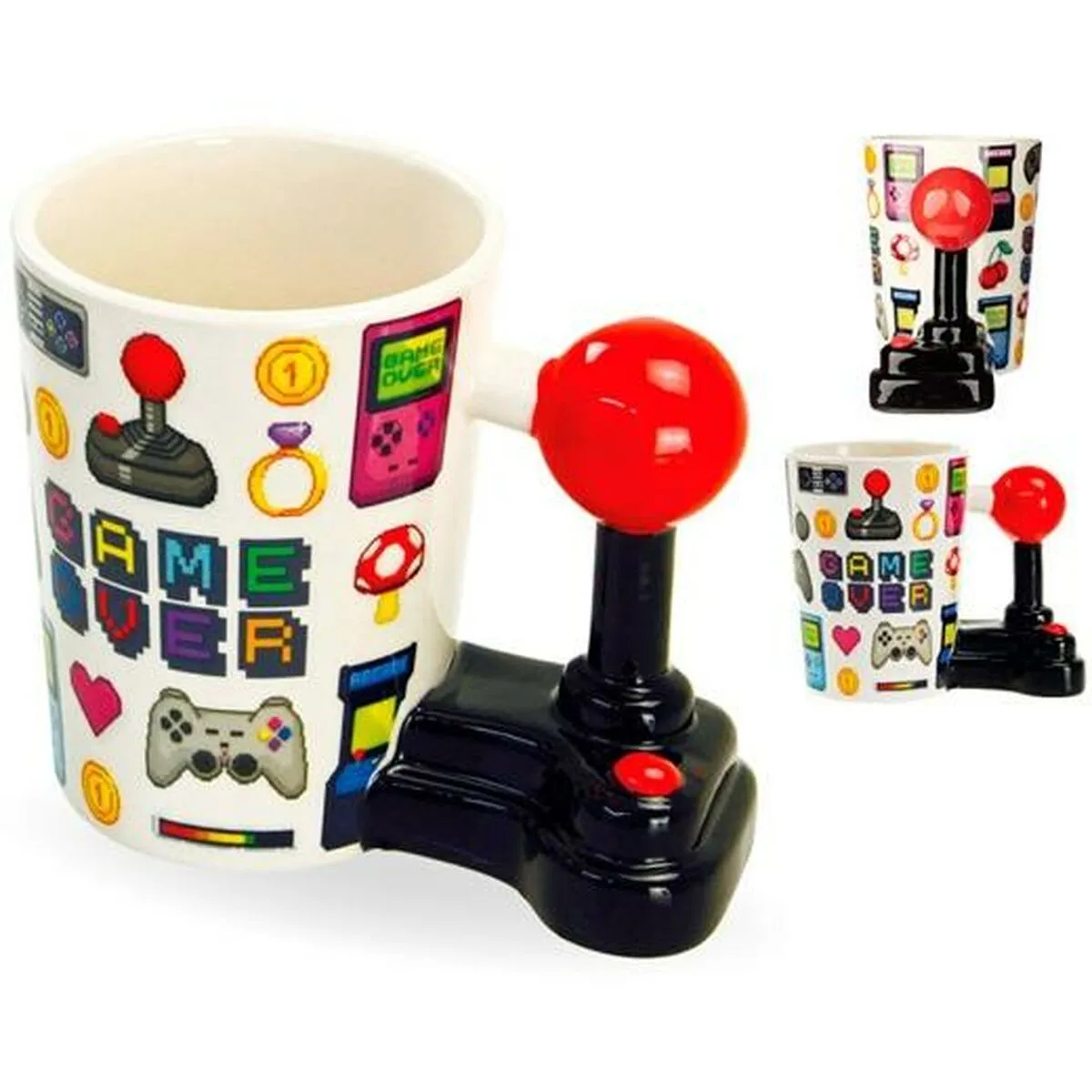 Tazza di Ceramica iTotal Game Over Multicolore Ceramica