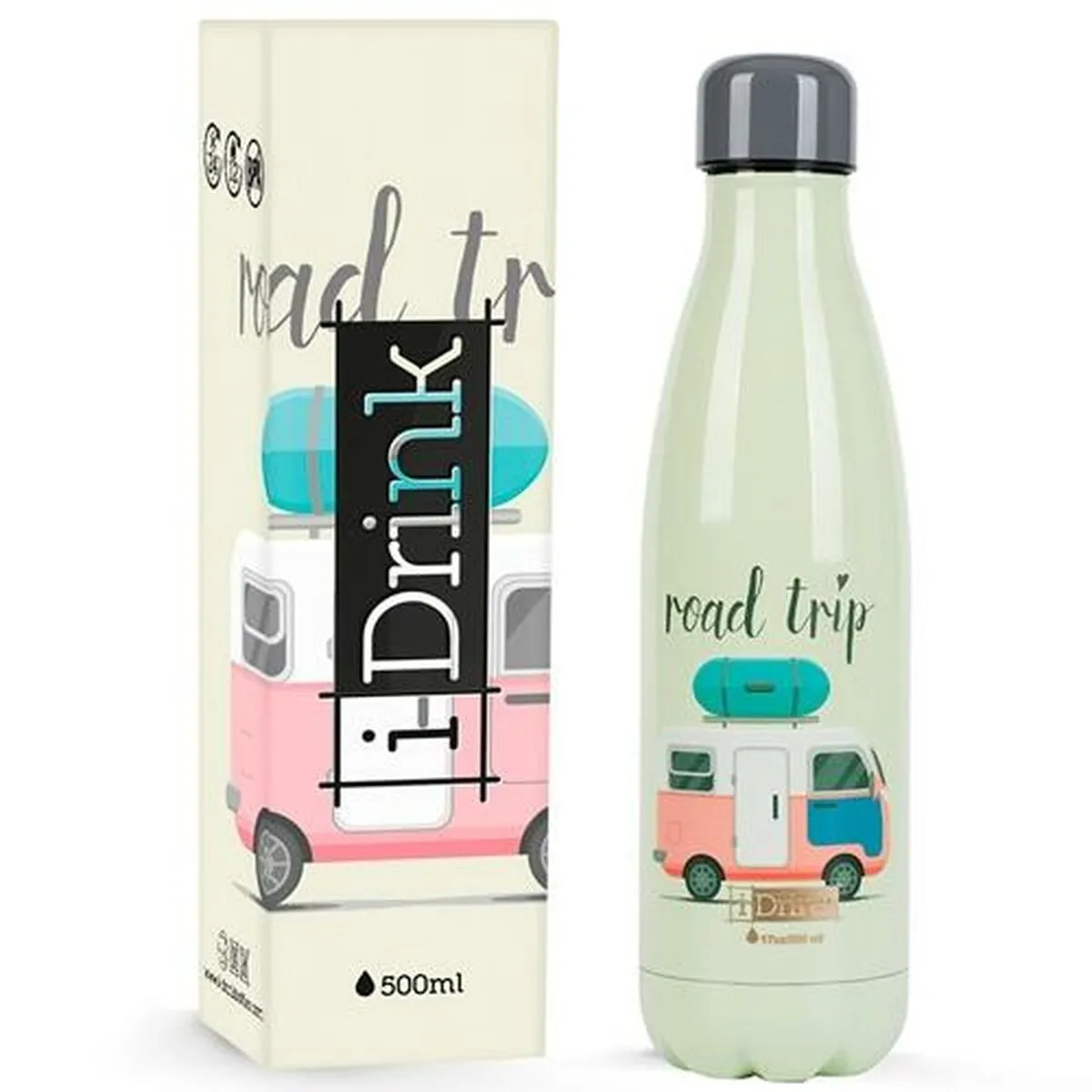 Bottiglia Térmica iTotal Road Trip Acciaio inossidabile 500 ml