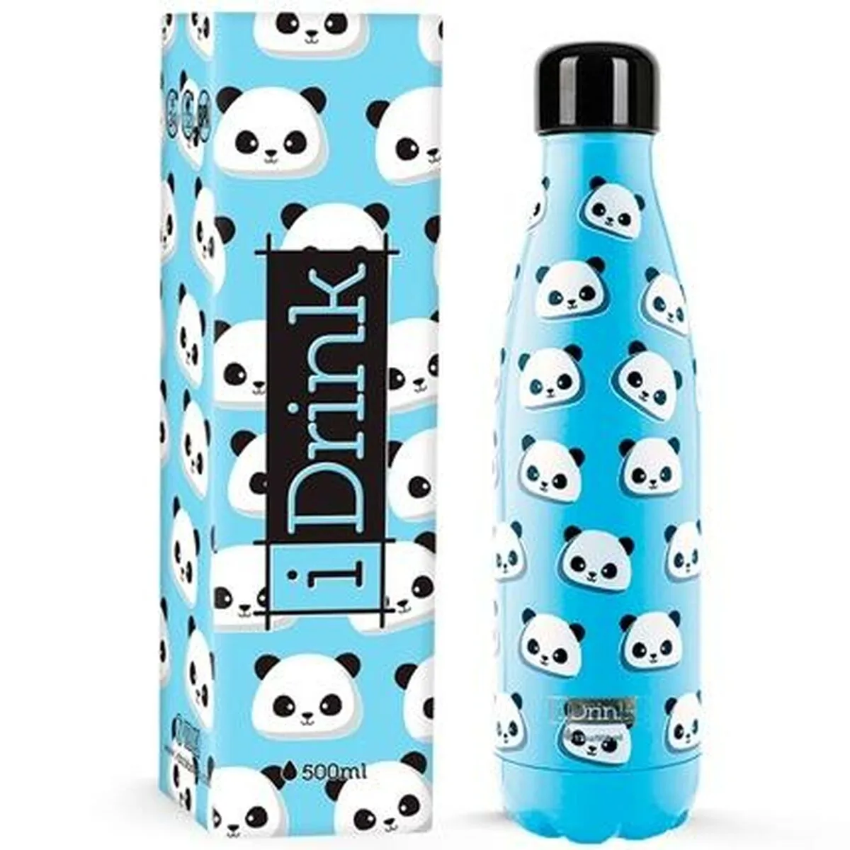 Bottiglia Térmica iTotal Azzurro Panda Acciaio inossidabile 500 ml