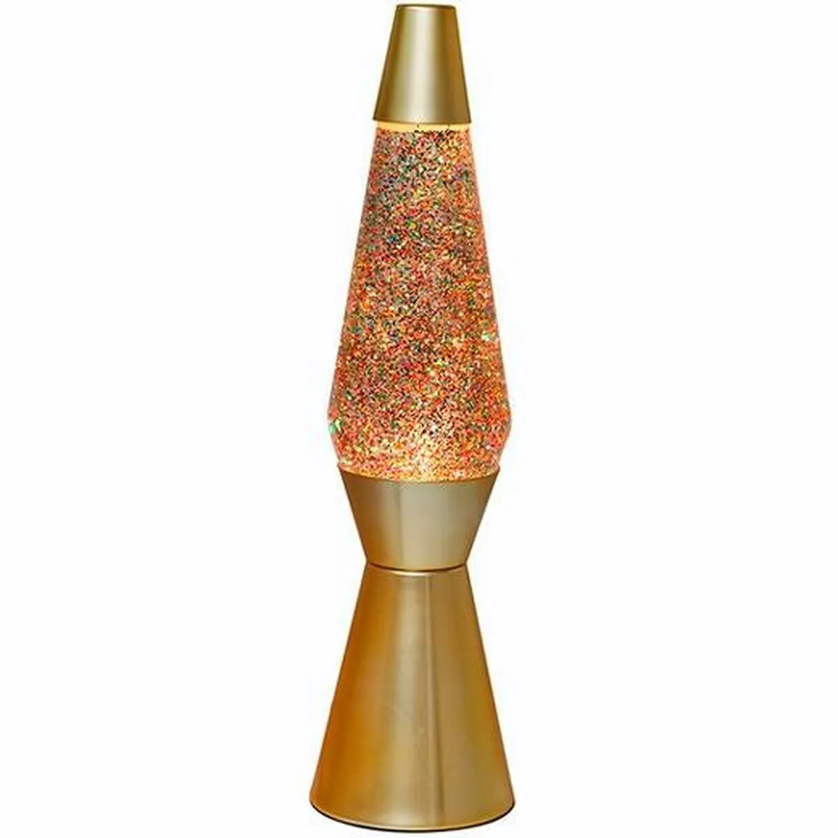 Lampada Lava iTotal 40 cm Dorato Cristallo Plastica