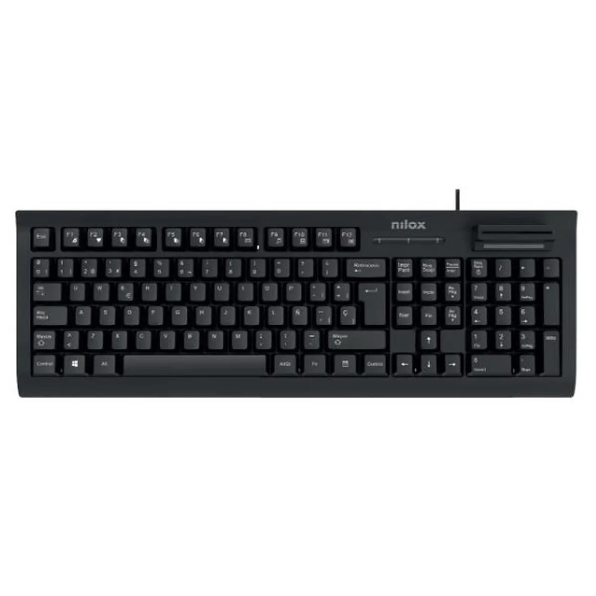 Tastiera Nilox NXKIRE0001 Qwerty in Spagnolo Nero