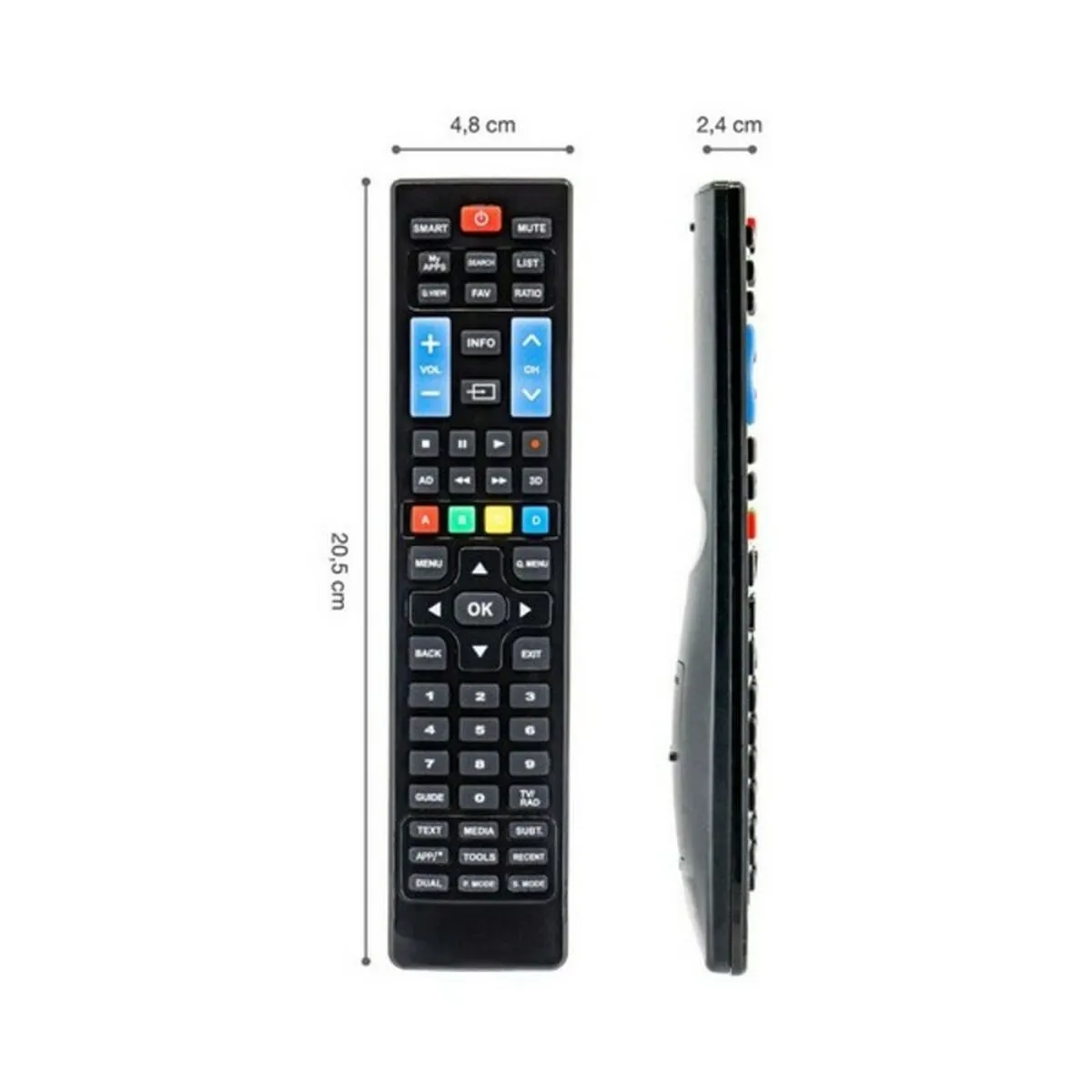 Telecomando per Smart TV Ewent EW1575 Nero