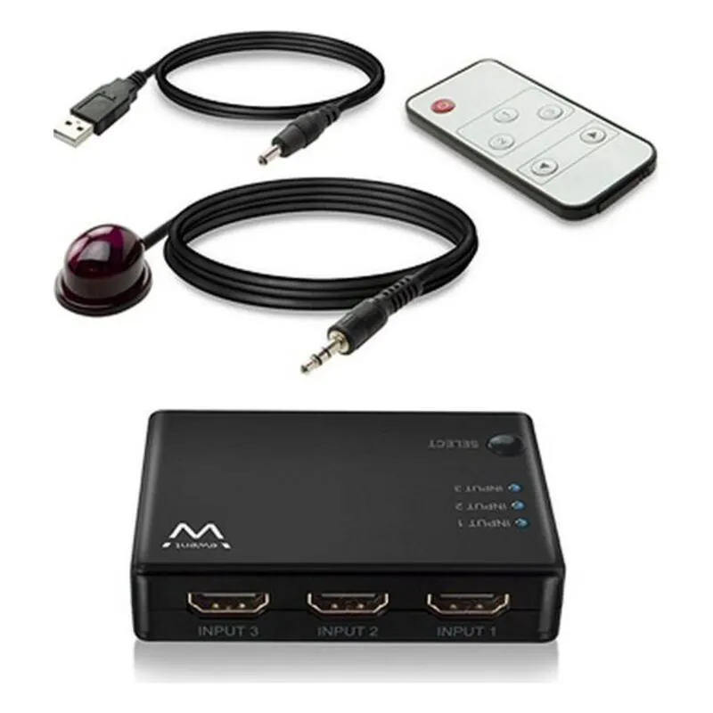 Adattatore/Convertitore AV Ewent EW3730 HDMI 4K Nero