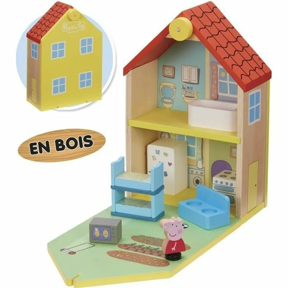 Casa in Miniatura Peppa Pig Classic Wooden House Personaggio